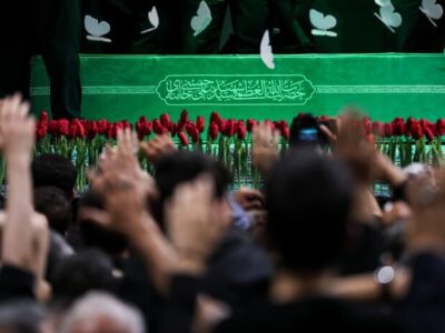 داغ بی‌تسلی در تشییع خامنه‌ای شهید