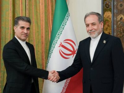 دیدار سرکنسول جدید جمهوری اسلامی ایران در مرو با عراقچی