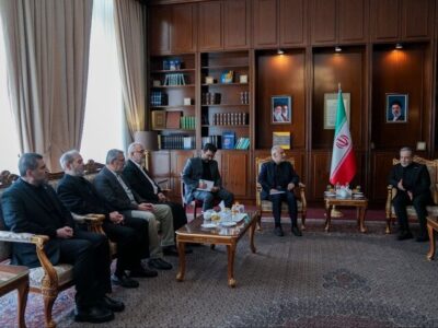 دیدار هیات نمایندگی حزب‌الله لبنان با وزیر امور خارجه