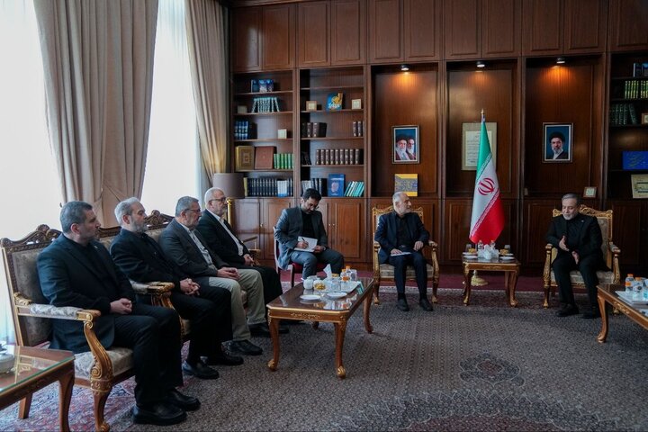 دیدار هیات نمایندگی حزب‌الله لبنان با وزیر امور خارجه