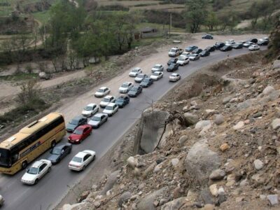 محور هراز تا اطلاع بعدی بسته شد