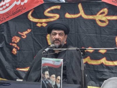 مراسم هفتمین روز تدفین رهبر شهید امت در گناوه برگزار شد