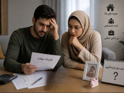 نا اطمینانی شغلی؛ مانع پنهان فرزندآوری خانواده های ایرانی