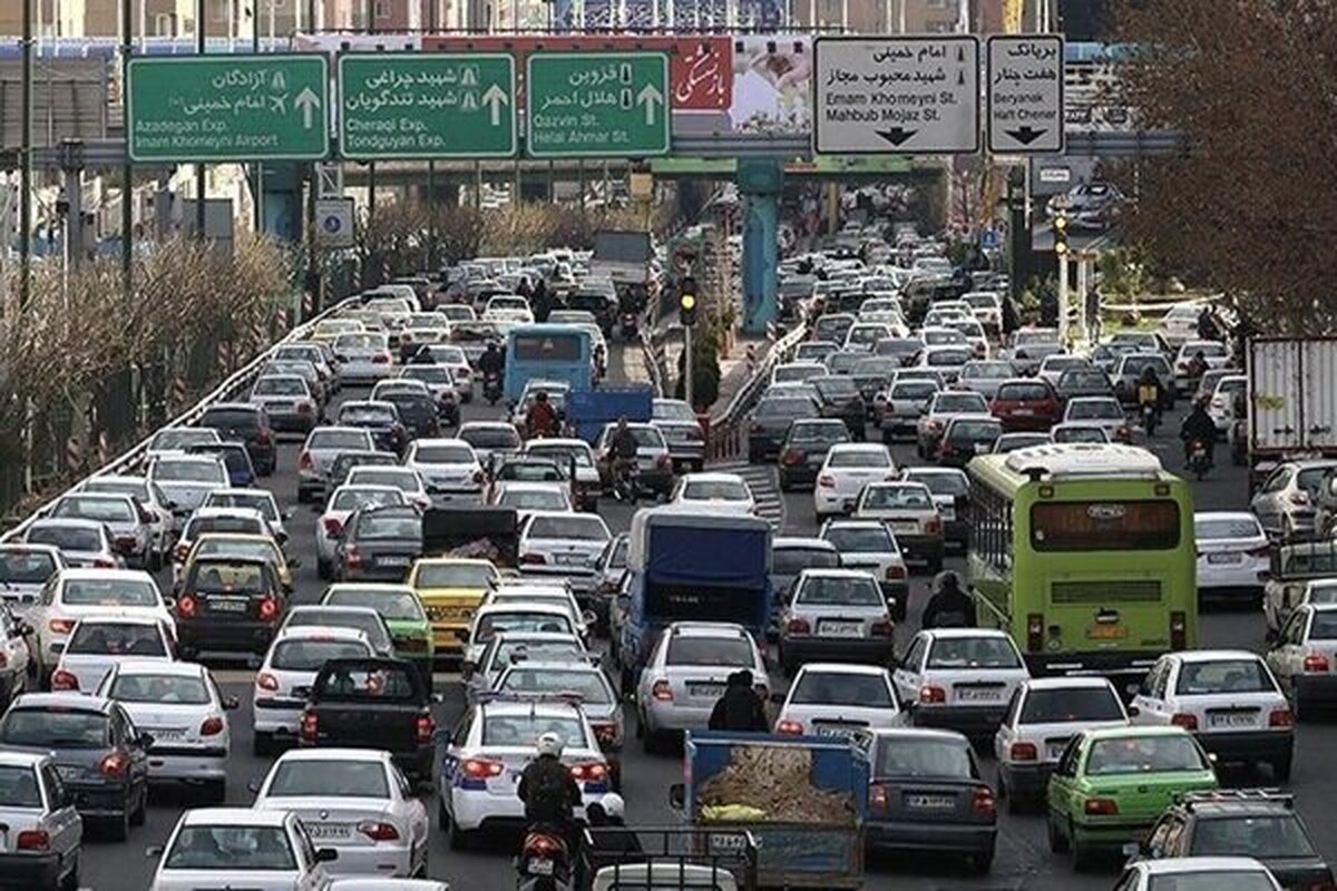 وضعیت ترافیک صبحگاهی تهران / کدام بزرگراهها شلوغ هستند؟
