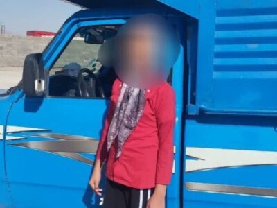 توقیف وانت نیسان با رانندگی دختر ۱۱ ساله در اصفهان