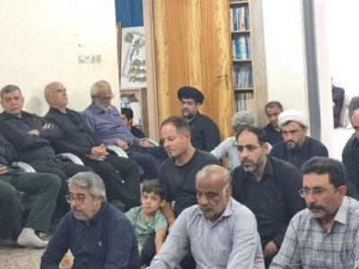 مراسم سوگواری سالروز شهادت امام رضا(ع) در گناوه برگزار شد