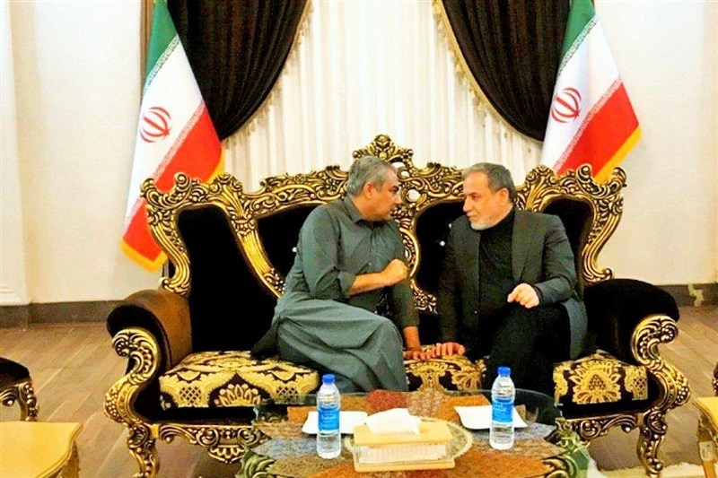 گفتوگوی عراقچی با وزیر کشور پاکستان در فرودگاه مشهد