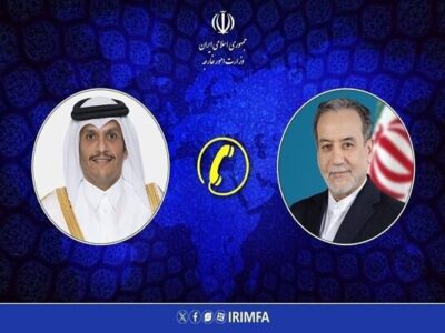 گفتگوی تلفنی وزرای امور خارجه ایران و قطر