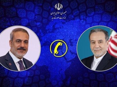 تماس تلفنی وزرای امور خارجه جمهوری اسلامی ایران و ترکیه