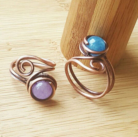 مدل انگشترهای مسی زنانه,مدل حلقه های مسی,شیک ترین حلقه های مسی