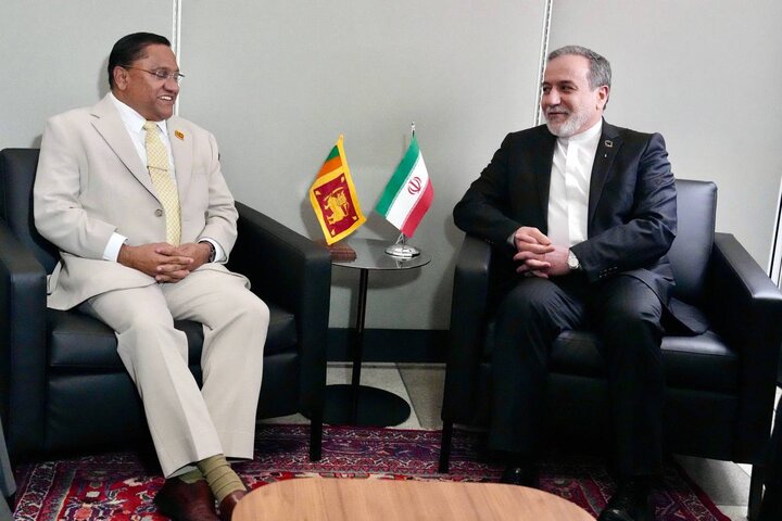 دیدار عراقچی با وزیر خارجه سریلانکا در نیویورک