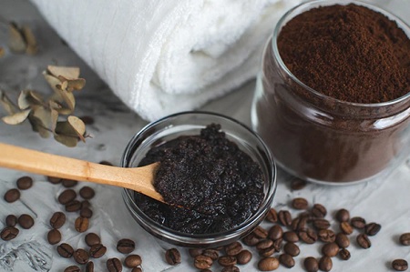 ماسک تفاله قهوه برای پوست, ماسک تفاله قهوه برای مو, طرز تهیه ی ماسک تفاله قهوه