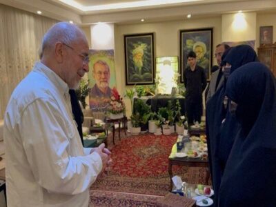 قالیباف با خانواده شهید لاریجانی دیدار کرد