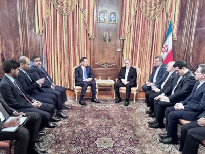 نخست وزیر قطر با رئیس جمهور اسلامی ایران دیدار کرد