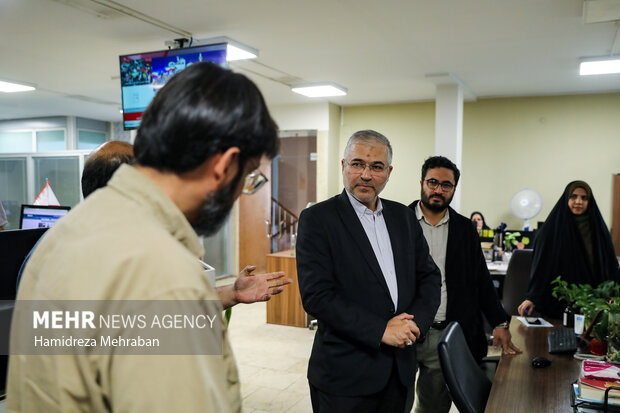 پیمان فلسفی از خبرگزاری مهر بازدید کرد